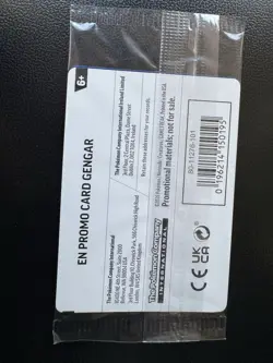 Pokemon Gengar GameStop Stamp Promo Sealed - Image 2