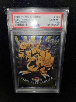 Pokemon Electabuzz PSA 10 Gem Mint Topps Chrome - Image 1