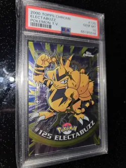 Pokemon Electabuzz PSA 10 Gem Mint Topps Chrome - Image 3