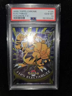 Pokemon Electabuzz PSA 10 Gem Mint Topps Chrome - Image 5