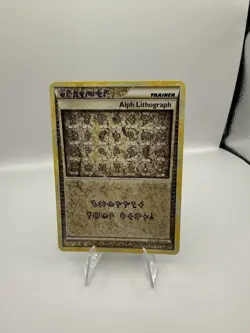 Alph Lithograph ONE Pokemon Heartgold & Soulsilver Holo LP/MP - Image 1