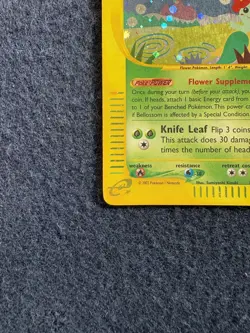 Bellossom Aquapolis Holo H5 SWIRL! Pokemon TCG - Image 5