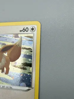 Pokemon TCG Eevee SWSH190 Sword & Shield Black Star Promo Cosmos Holo Nice! - Image 5
