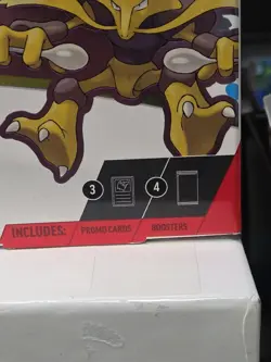 Pokemon TCG: S&V — 151 Collection —Alakazam ex Box- 4 Scarlet & Violet 151 Packs - Image 2