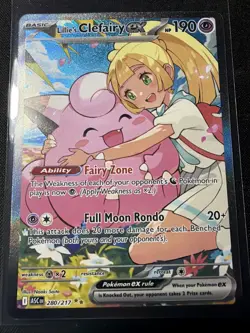 Pokemon Lillie's Clefairy EX SIR 280/217 Ascended Heroes - Image 3