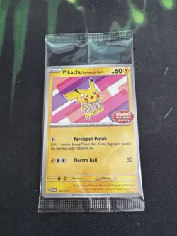 NEW! - Pokemon Pikachu Berkemeja Batik 190/SV-P Indonesia Journey Sealed Promo - Image 1