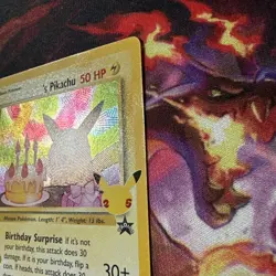 Birthday Pikachu 24/53 Celebrations Holo Black Star Promo Pokemon NM - Image 5
