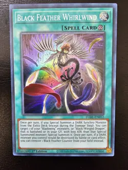 Black Feather Whirlwind Super Rare DABL-EN052 1st Edition - Image 1