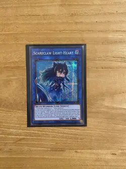 Yugioh Scareclaw Light-Heart MP23-EN136 Secret Rare 1st Ed NM - Image 1
