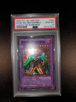 Yugioh 2003 Dark Balter the Terrible OG Print LOD-002 PSA 10 - Image 4