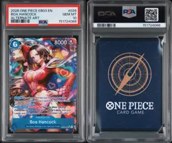 2026 One Piece Boa Hancock Eb03-026 Alt Art Heroines Edition English PSA 10 - Image 3