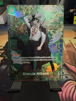 One Piece Dracule Mihawk - OP12-030 (SP) - The Azure Sea’s Seven (OP14) English - Image 1