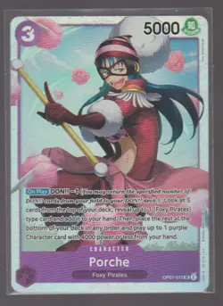 PORCHE OP07-072 SUPER RARE 500 YEARS IN THE FUTURE ONE PIECE FOIL NEAR MINT - Image 1