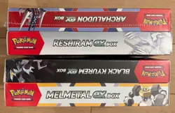 POKEMON EX MELMETAL BLACK KYUREM + ARCHALUDON RESHIRAM BOX *NEW* - Image 1