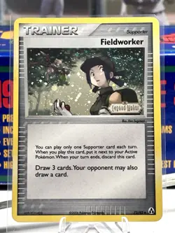 Pokemon TCG Fieldworker EX Legend Maker 73/92 Reverse Holo Stamped - Image 1