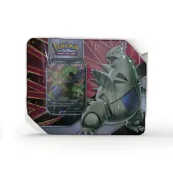 Pokemon TCG V Strikers Tin TYRANITAR V Full Plastic Seal NEW - Image 1