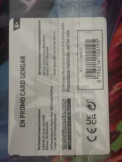 Gengar 050/088 GameStop Stamped Promo SEALED Reverse Holo Pokemon Mint - Image 2