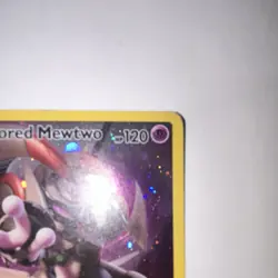 Pokemon Armored Mewtwo SM228 Promo Holo Card 120 HP Psychic Raid English - Image 2