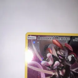 Pokemon Armored Mewtwo SM228 Promo Holo Card 120 HP Psychic Raid English - Image 3