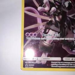 Pokemon Armored Mewtwo SM228 Promo Holo Card 120 HP Psychic Raid English - Image 4