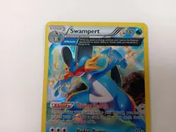 Pokemon Swampert Full Art Trading Card Holo XY Primal Clash 36/160 TCG - Image 2