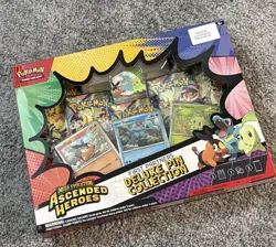 Pokemon TCG: Mega Evolution-Ascended Heroes First Partners Deluxe Pin Collection - Image 1