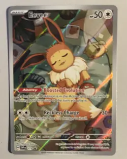Pokemon - Eevee SVP173 Illustration Rare Promo - S&V Prismatic Evolutions - NM - Image 1