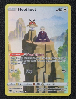 💎 POKEMON SWORD & SHIELD ASTRAL RADIANCE HOOTHOOT TG12 FOIL 💎 - Image 1