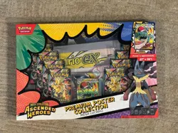 Pokemon TCG Ascended Heroes Premium Poster Collection Mega Lucario Ex. In Hand. - Image 1