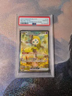 Pokemon TCG SV Black Bolt Meloetta ex 167/086 PSA 10 - Image 1