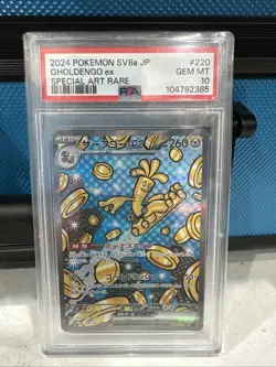 GHOLDENGO EX Pokemon Japanese Terastal Festival #220 Special Art Rare PSA 10 - Image 1