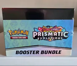 Pokemon TCG Prismatic Evolutions Booster Bundle Display Sealed With Acrylic Case - Image 2