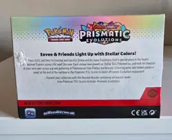 Pokemon TCG Prismatic Evolutions Booster Bundle Display Sealed With Acrylic Case - Image 4