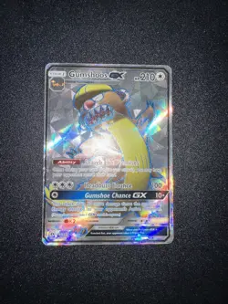 Pokemon TCG Gumshoos GX 145/149 Sun & Moon Base Full Art Ultra Rare NM - Image 1