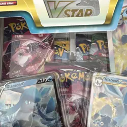 Pokemon TCG Glaceon VSTAR Special Collection Box New & Sealed Evolving Skies x2 - Image 2
