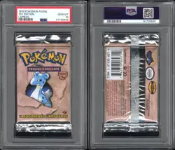 PSA 10 - 1999 WOTC Pokemon Fossil 1st Edition Lapras Pack GEM MINT! - Image 3