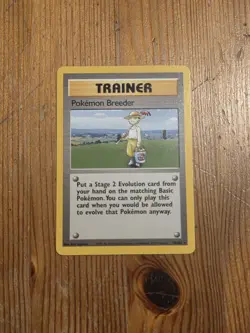 Pokemon TCG Pokemon Breeder Base Set 76/102 Regular Unlimited Rare - Image 1