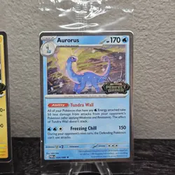 Aurorus + Luxray Cosmo SEALED Pokemon Perfect Order Stamped Promo TAIL SWIRL!! - Image 5