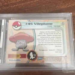 2000 TOPPS CHROME POKEMON T.V. #45 VILEPLUME - Image 3