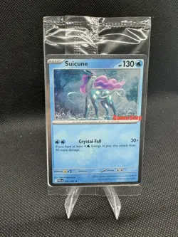 SEALED Suicune Holo Gamestop Exclusive 026/094 STAMPED PROMO Swirl Pokemon TCG - Image 1