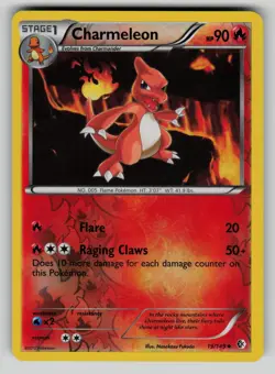 Charmeleon 19/149 Uncommon Boundaries Crossed Pokemon Reverse Holo LP - Image 1