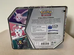 Pokemon TCG V Heroes Tin Umbreon V Promo New Factory Sealed Nintendo 2022 - Image 4