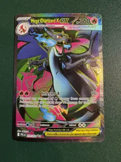 Pokemon TCG - Phantasmal Flames - Mega Charizard X Ex 109/094 SR Full Art - Image 1