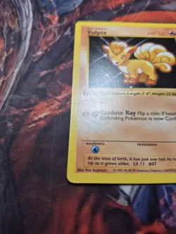 Pokemon TCG Vulpix 1st Edition Shadowless Base Set 68/102 MP - Image 4
