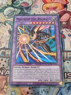 Yu-Gi-Oh! Magnum the Reliever DUNE-EN036 1st Edition Super Rare - Image 1