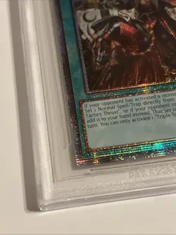 Yugioh! Quarter Century Secret Rare 1st Triple Tactics Thrust RA03 EN072 BGS 10 - Image 4