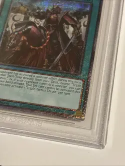 Yugioh! Quarter Century Secret Rare 1st Triple Tactics Thrust RA03 EN072 BGS 10 - Image 5