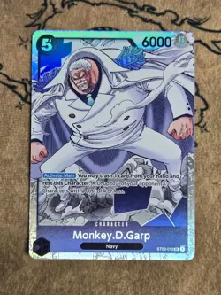 One Piece Card Game Monkey.D.Garp ST06-012 Super Rare NM English - Image 1