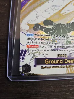 One Piece TCG - Ground Death (Alternate Art) - The Azure Sea's Seven (OP14 -096) - Image 3