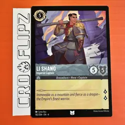 Disney Lorcana Ursula's Return Li Shang Imperial Captain 182/204 Non Holo - Image 1